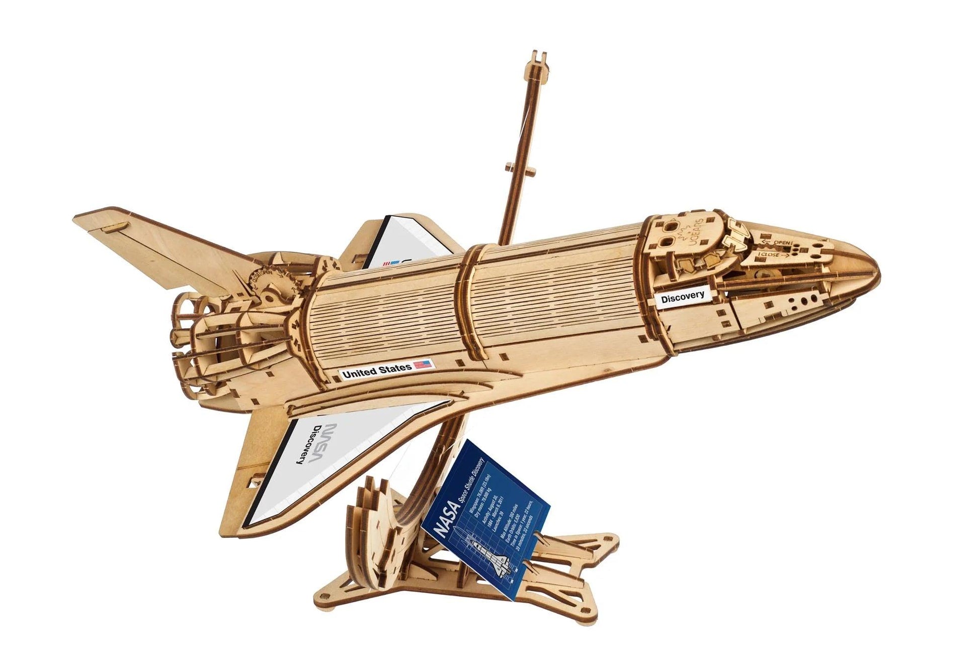 Wahadłowiec Discovery NASA | UGEARS - Wooden Toys World