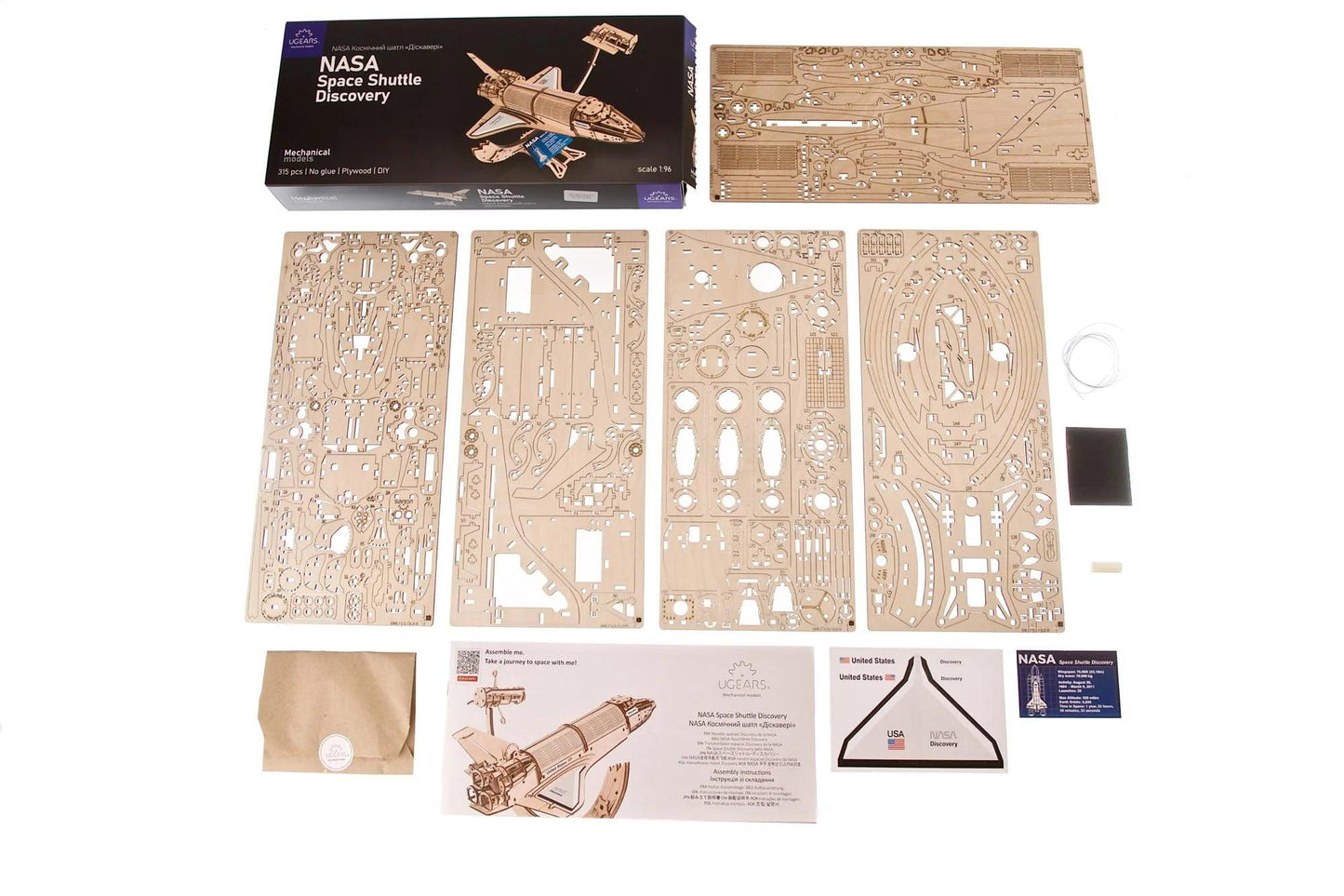 Wahadłowiec Discovery NASA | UGEARS - Wooden Toys World