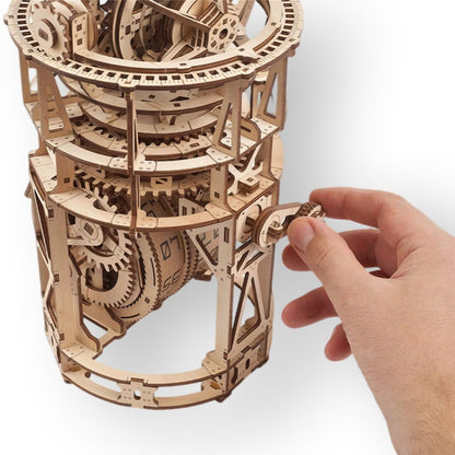 Sky Watcher - zegar z Tourbillonem | UGEARS