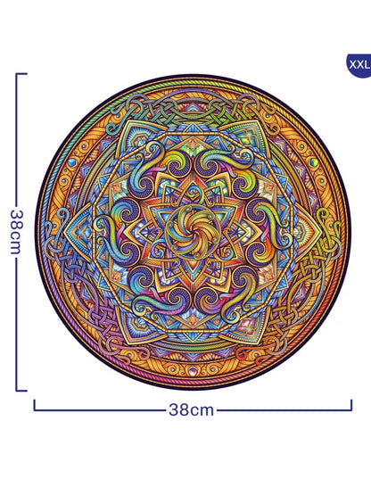 Mandala Doskonała harmonia – drewniane puzzle ADAWOO, ujęcie produktu 10