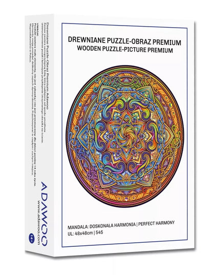 Mandala Doskonała harmonia – drewniane puzzle ADAWOO, ujęcie produktu 8