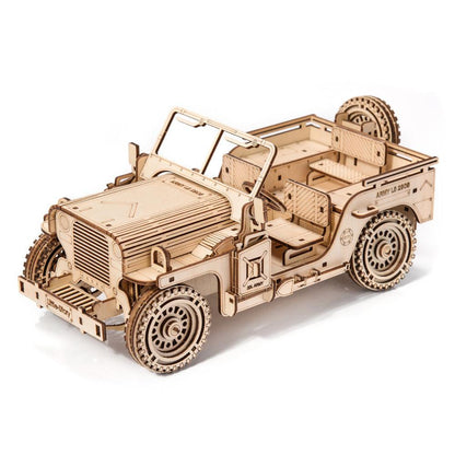 Wojskowy Jeep | Little Story - Wooden Toys World