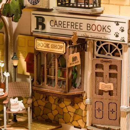 Słoneczne Miasto | Book Nook | ROBOTIME - Wooden Toys World