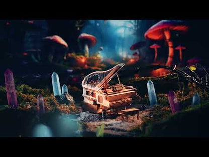 Fortepian | Pianino z pozytywką | Robotime ROKR